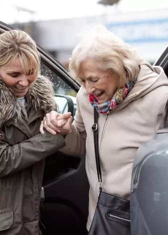 Vervoer naar de audicien